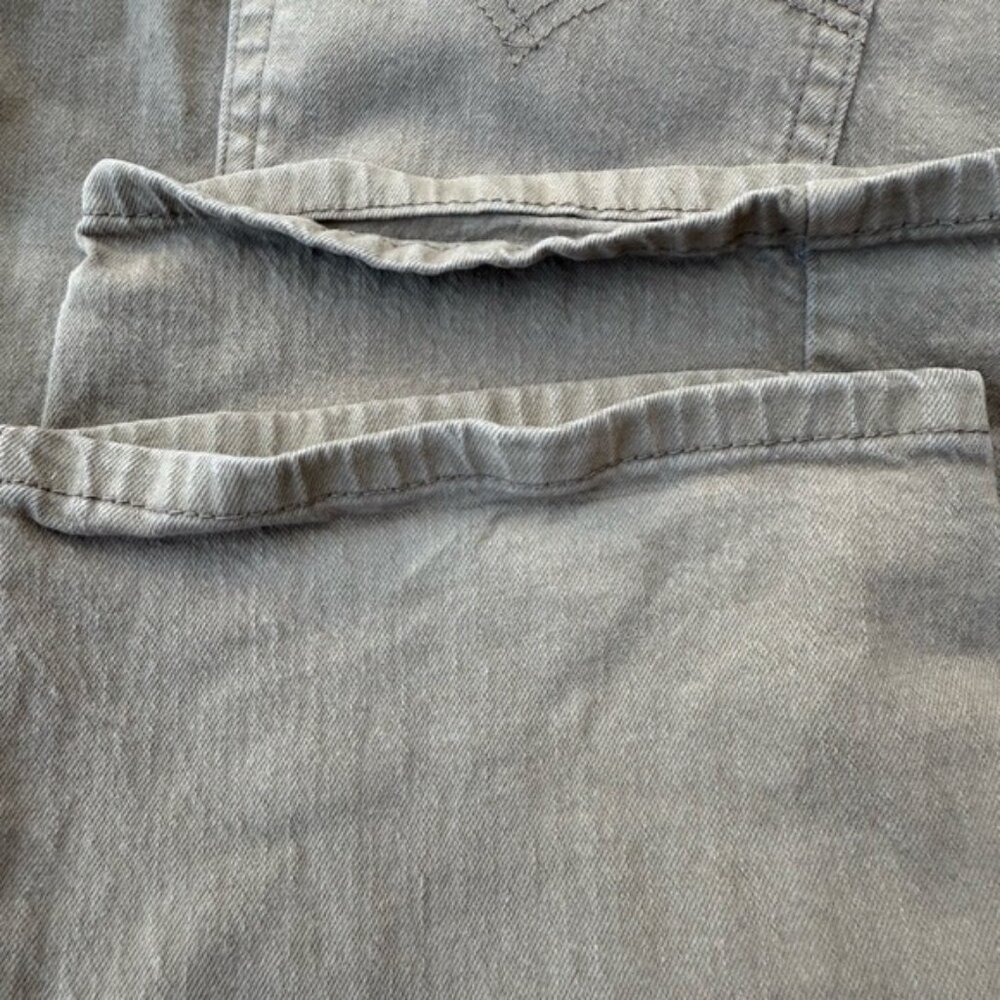 Levis 505 Jeans Mens 40 X 30 Khaki Straight Leg Tan Denim Casual Classic Pants - Picture 8 of 9